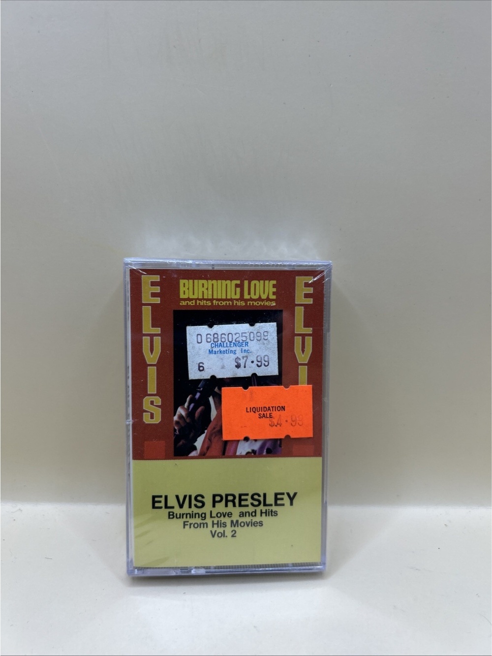 Elvis Presley Burning Love and Hits From His Movies Vol 2 Cassette Tape SEALED✅